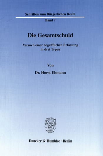 Cover: Die Gesamtschuld