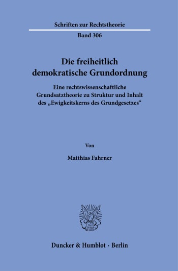 Cover: Die freiheitlich demokratische Grundordnung