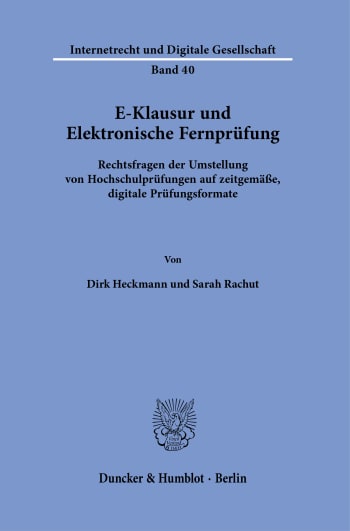 Cover: E-Klausur und Elektronische Fernprüfung