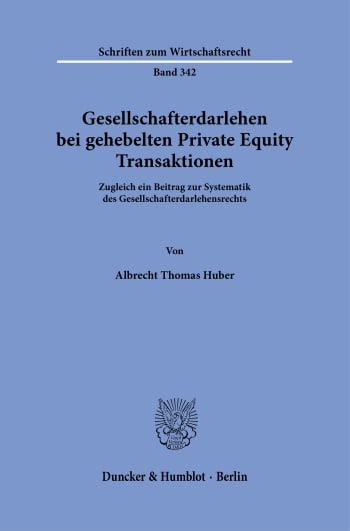 Cover: Gesellschafterdarlehen bei gehebelten Private Equity Transaktionen