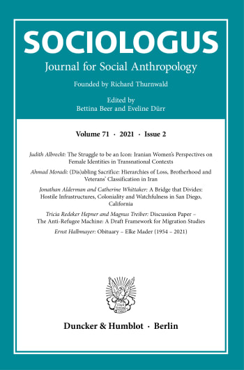 Cover: Sociologus (SOC)