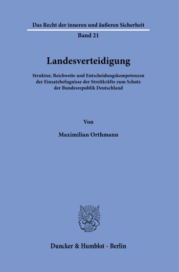 Cover: Landesverteidigung