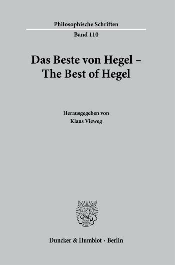 Cover: Das Beste von Hegel – The Best of Hegel