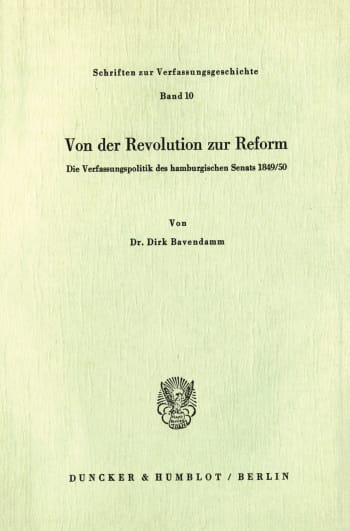 Cover: Von der Revolution zur Reform