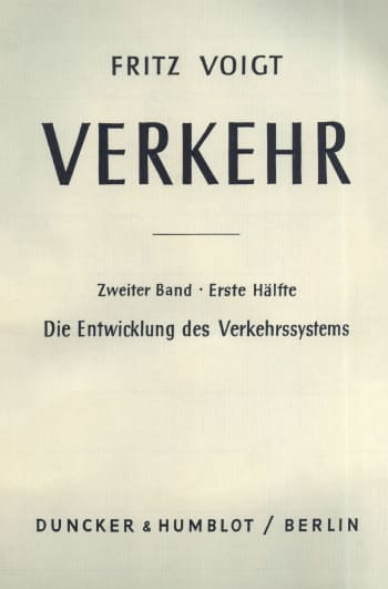 Cover: Verkehr