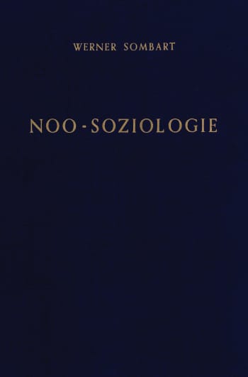 Cover: Noo-Soziologie