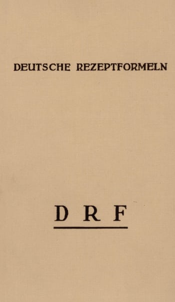 Cover: Deutsche Rezeptformeln, DRF