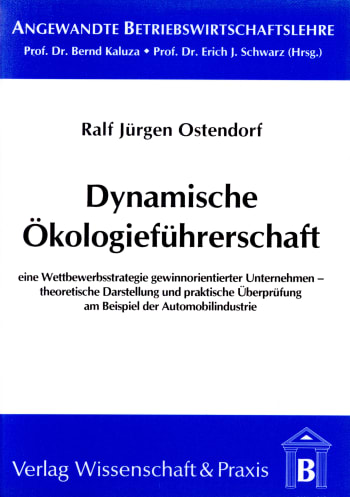 Cover: Dynamische Ökologieführerschaft