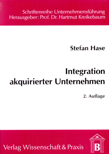 Cover: Integration akquirierter Unternehmen