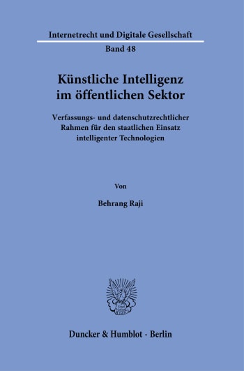 Cover: Künstliche Intelligenz im öffentlichen Sektor