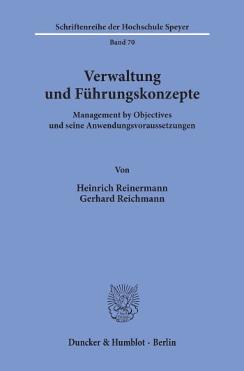 Cover: Verwaltung und Führungskonzepte