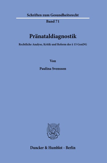 Cover: Pränataldiagnostik