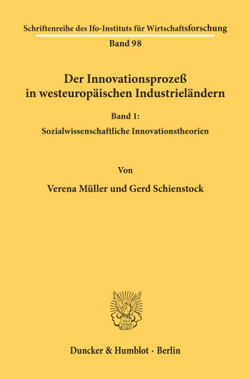 Cover: Der Innovationsprozeß in westeuropäischen Industrieländern