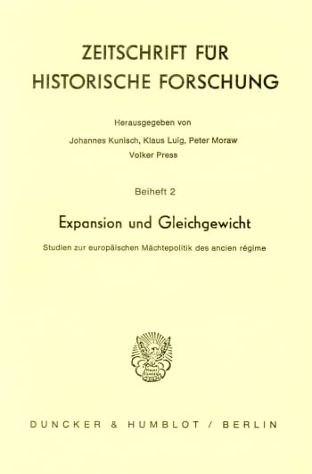 Cover: Expansion und Gleichgewicht