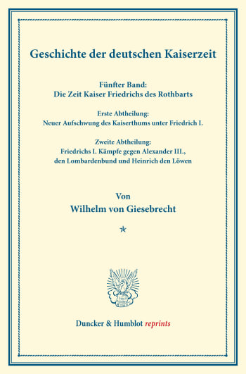 Cover: Geschichte der deutschen Kaiserzeit