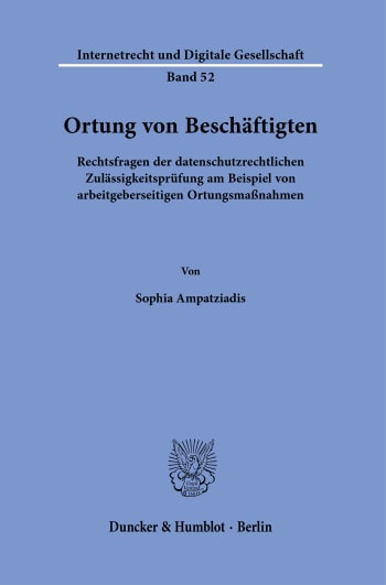 Cover: Ortung von Beschäftigten