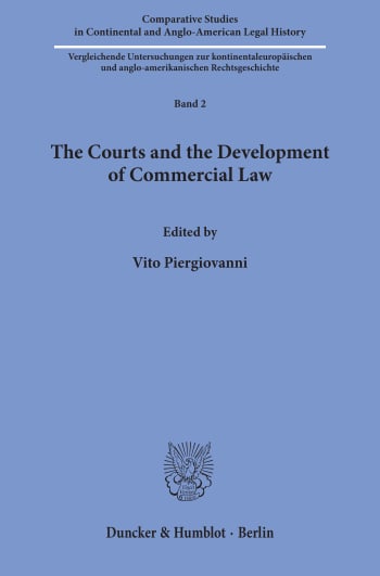 Cover: The Courts and the Development of Commercial Law