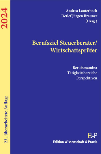 Cover: Berufsziel Steuerberater/Wirtschaftsprüfer 2024