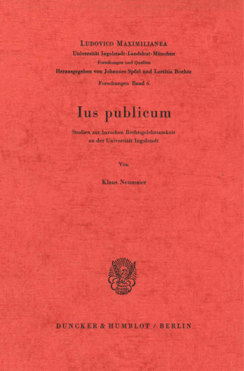 Cover: Ius publicum