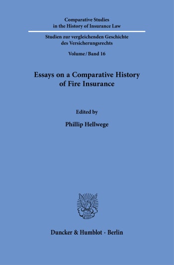 Cover: Essays on a Comparative History of Fire Insurance