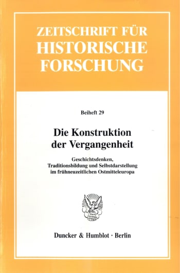 Cover: Die Konstruktion der Vergangenheit