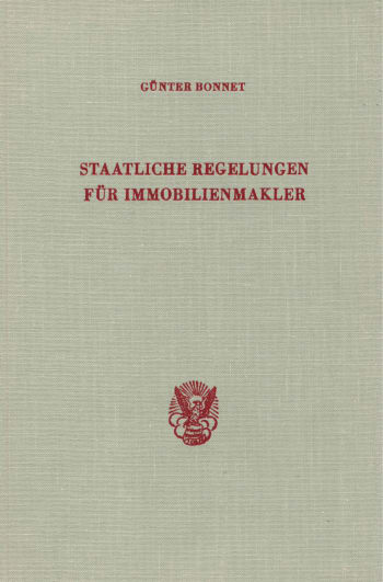 Cover: Staatliche Regelungen für Immobilienmakler