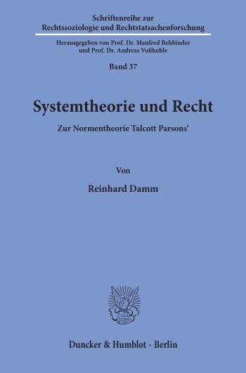 Cover: Systemtheorie und Recht