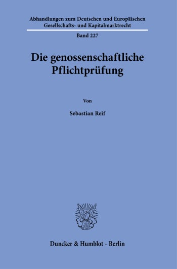 Cover: Die genossenschaftliche Pflichtprüfung