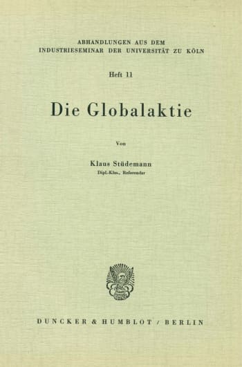 Cover: Die Globalaktie