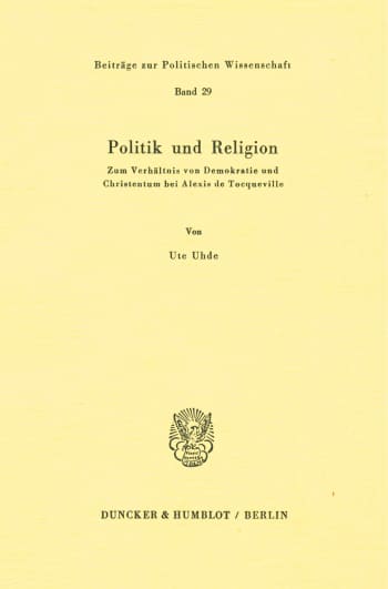 Cover: Politik und Religion