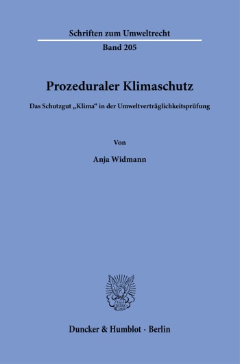 Cover: Prozeduraler Klimaschutz