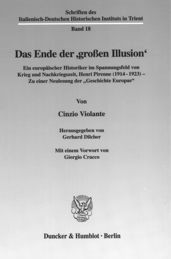 Cover: Das Ende der ›großen Illusion‹