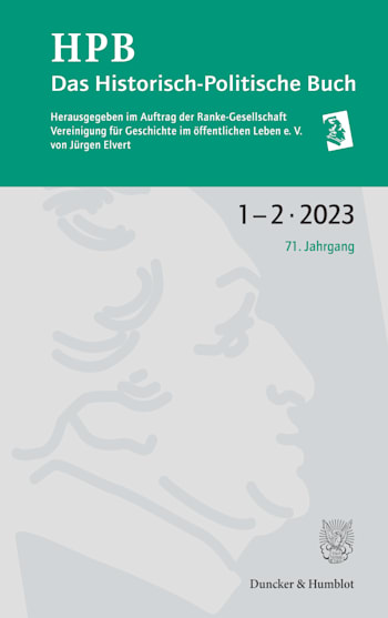 Cover: Das Historisch-Politische Buch (HPB)