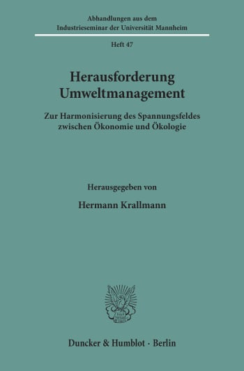 Cover: Herausforderung Umweltmanagement