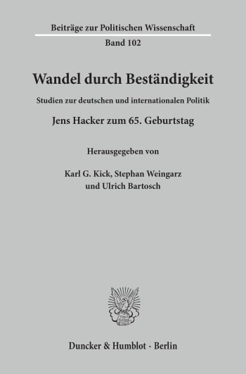 Cover: Wandel durch Beständigkeit