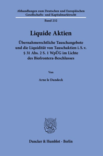 Cover: Liquide Aktien