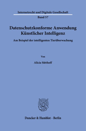 Cover: Datenschutzkonforme Anwendung Künstlicher Intelligenz