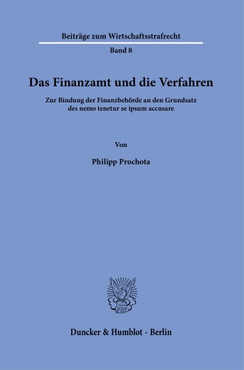 Cover: Das Finanzamt und die Verfahren