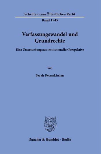 Cover: Verfassungswandel und Grundrechte