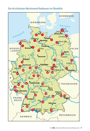 Tourenbuch, E-Bike, Fahrradtouren, Wochenendtouren, Deutschland