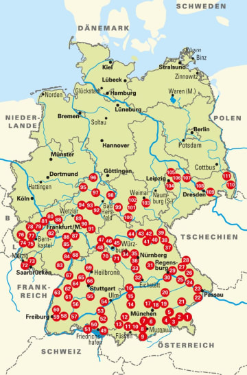 Tourenbuch, E-Bike, Fahrradtouren, Radtouren, Tagestouren, Deutschland, Süddeutschland