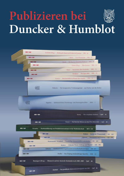 Publizieren bei Duncker & Humblot
