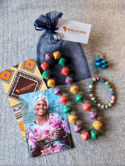 Schmuckset von Pearls of Africa 