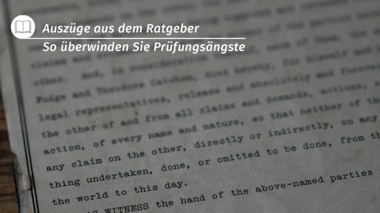 Ratgeber Prüfungsangst