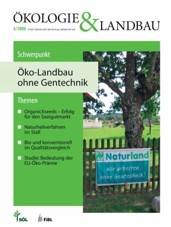 Cover: Öko-Landbau ohne Gentechnik