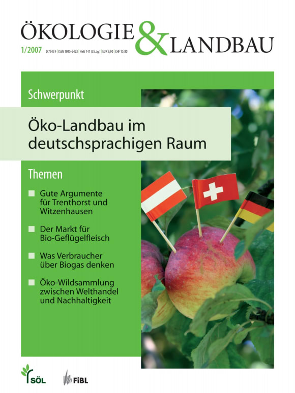 Cover: Öko-Landbau im deutschsprachigen Raum