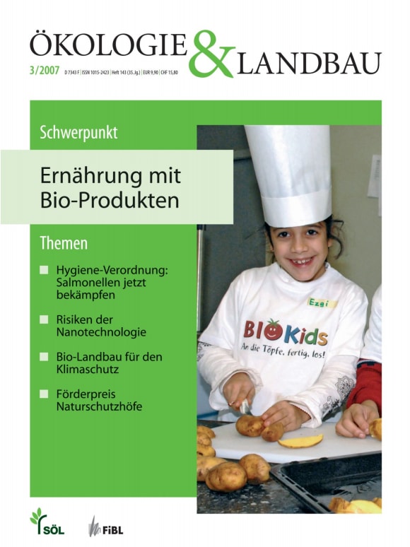 Cover: Ernährung mit Bio-Produkten