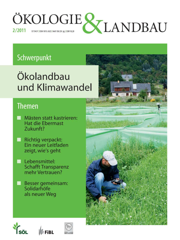 Cover: Ökolandbau und Klimawandel