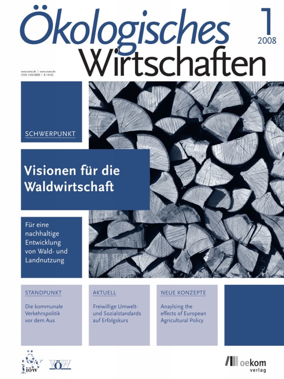 Cover: Visionen für die Waldwirtschaft