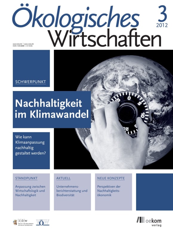 Cover: Nachhaltigkeit im Klimawandel